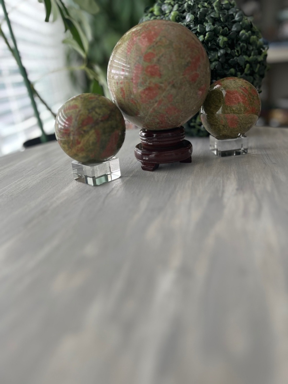 Unakite sphere - Picture 5 of 5